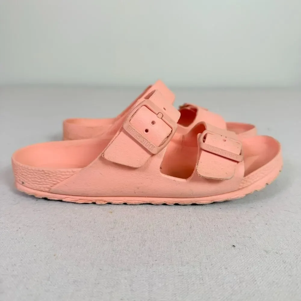 Birkenstock Arizona Essentials EVA Pink Clay Sandals Women's 37 Two Strap Narrow - Picture 5 of 16